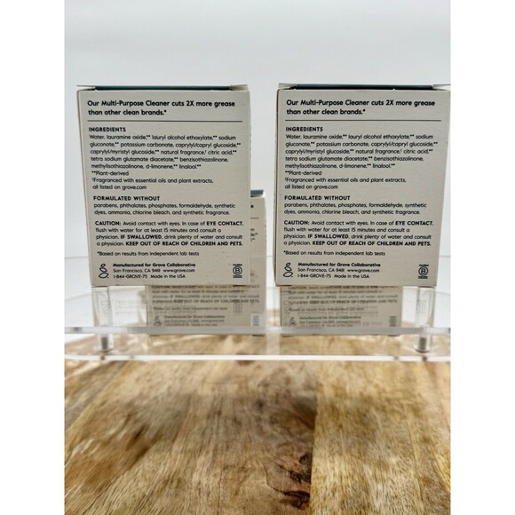 NIB Grove Co. Multi Purpose Cleaner Concentrate Lavender And Thyme 8 1oz Bottles - Picture 3 of 4